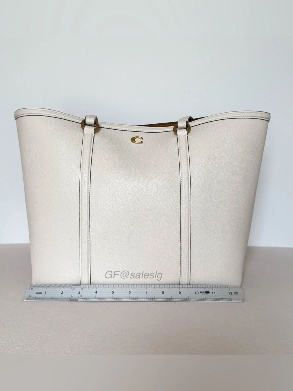 NWT Coach Legacy Tote CU056 chalk Fits 15
